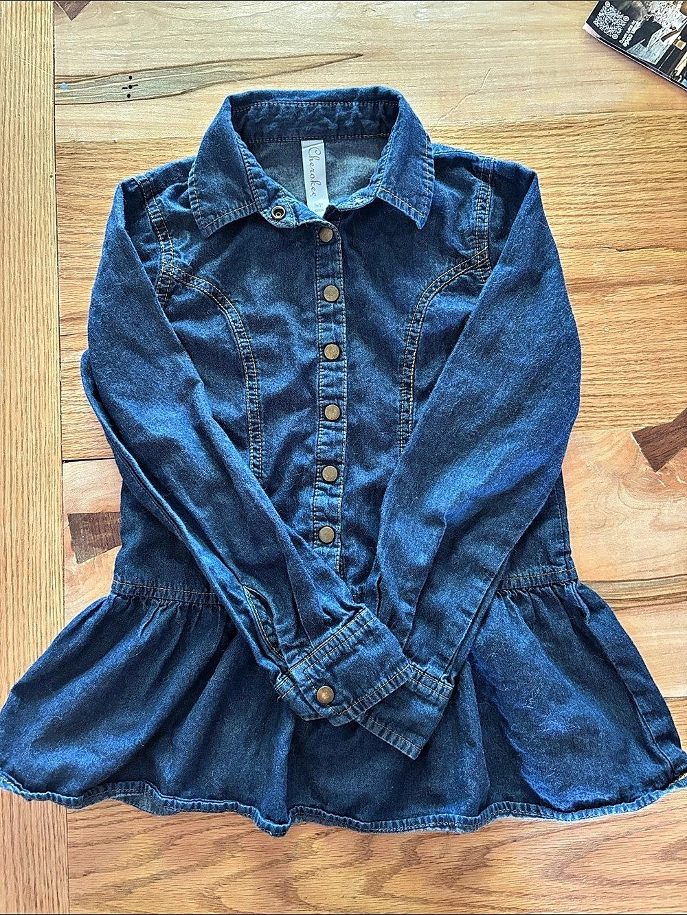 Girls Denim Shirt